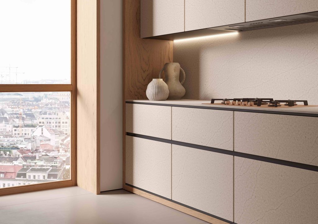 agglomerati di quarzo-cucina beige
